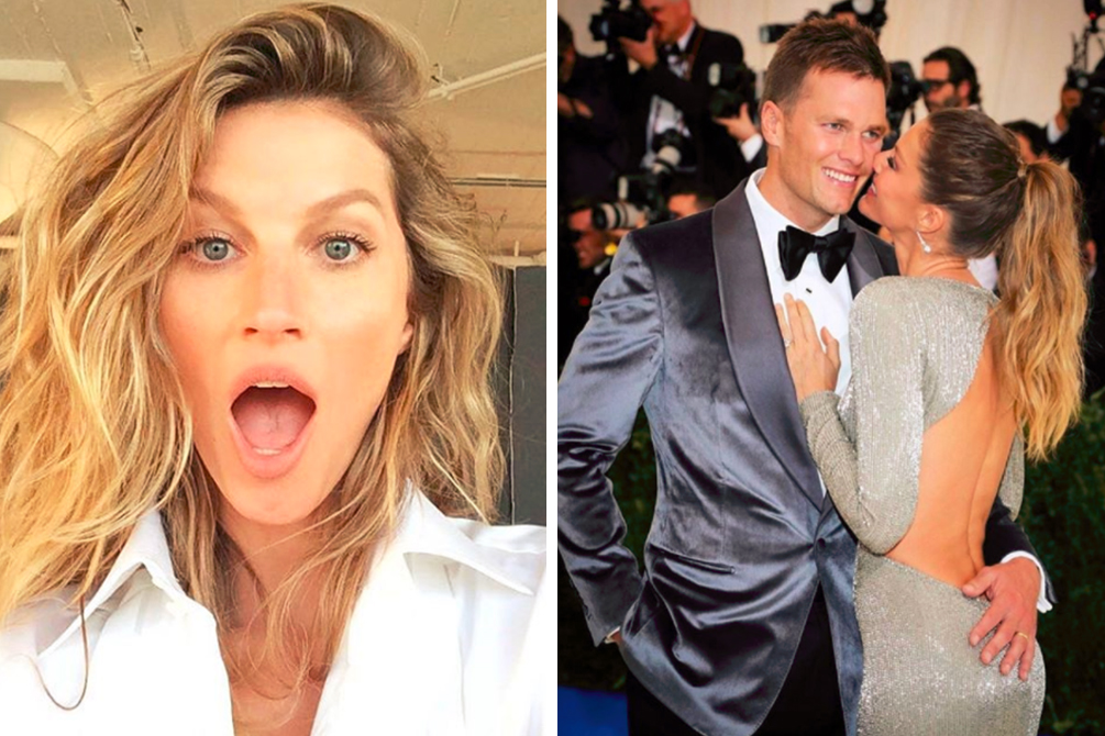 Gisele Bündchen mostra clique inédito do casamento com Tom Brady