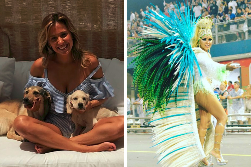 Luisa Mell ataca uso de plumas em Carnaval e passista rebate