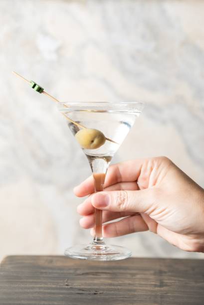 Dry martíni na versão míni Dry martíni na versão míni