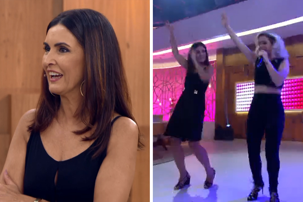 Fátima Bernardes vira a ‘6ª Rouge’ e dá o que falar no “Encontro”