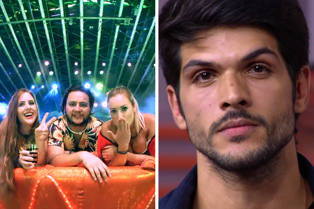 Jéssica manda recado para noiva de Lucas em festa do “BBB18”