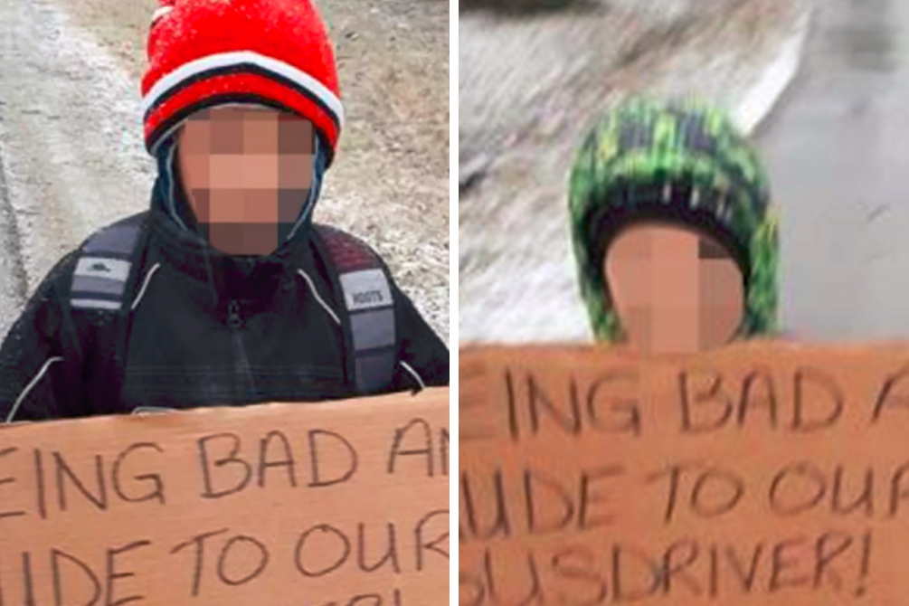 Mãe provoca polêmica no Facebook ao aplicar castigo nos filhos