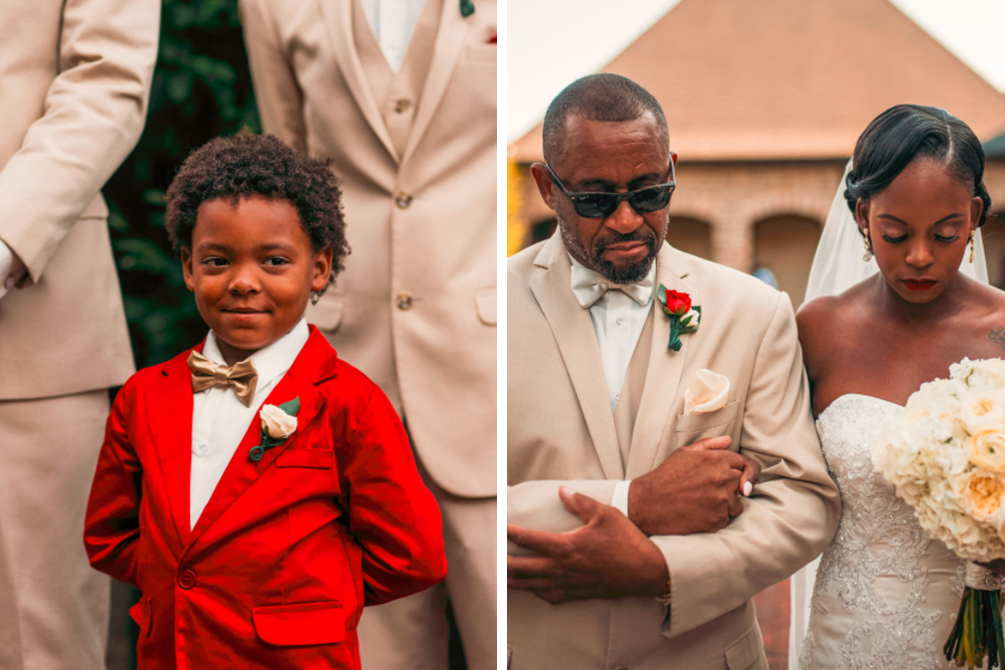 Reação de criança ao ver mãe caminhar até o altar surpreende web