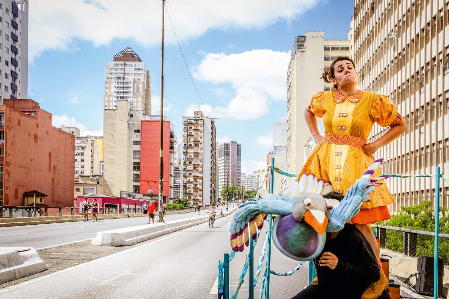 A atriz Gabi Zanola: duas sessões aos domingos