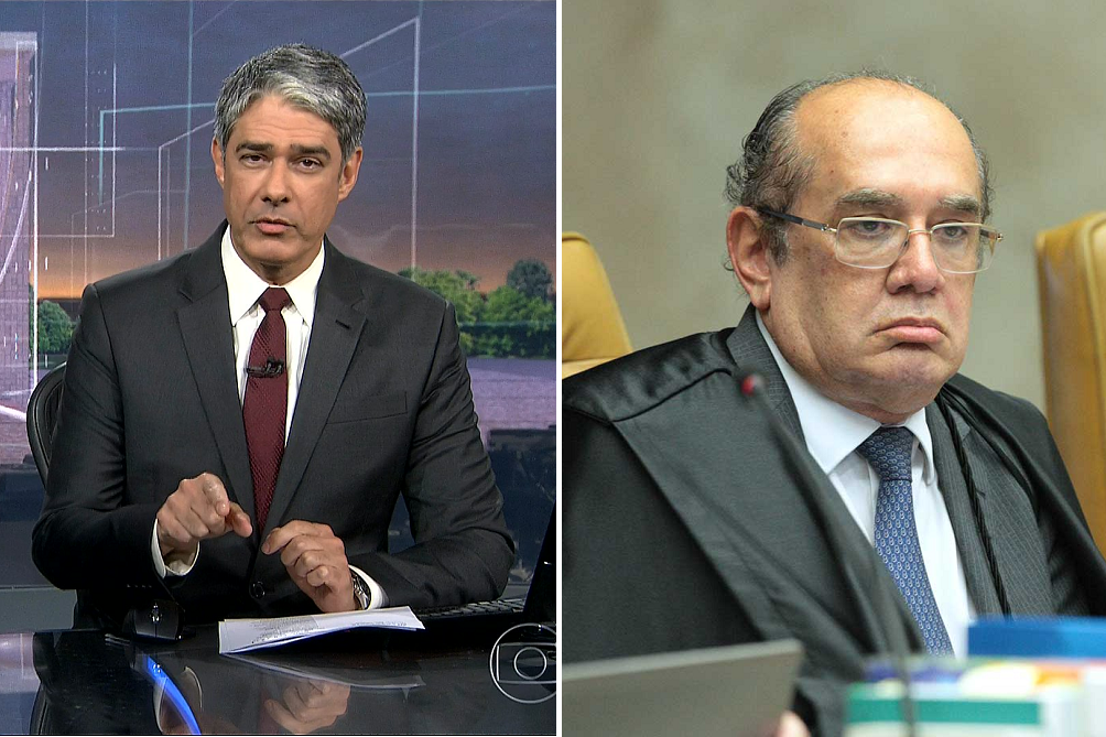 William Bonner responde Gilmar Mendes no Jornal Nacional