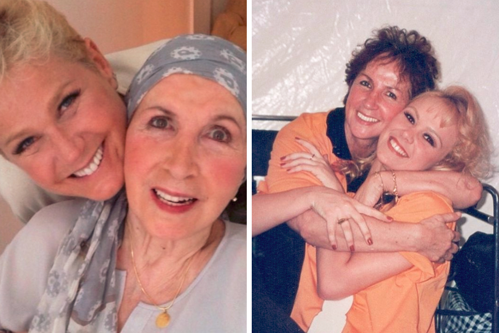 Ex-paquitas prestam homenagem a Alda, mãe de Xuxa Meneghel