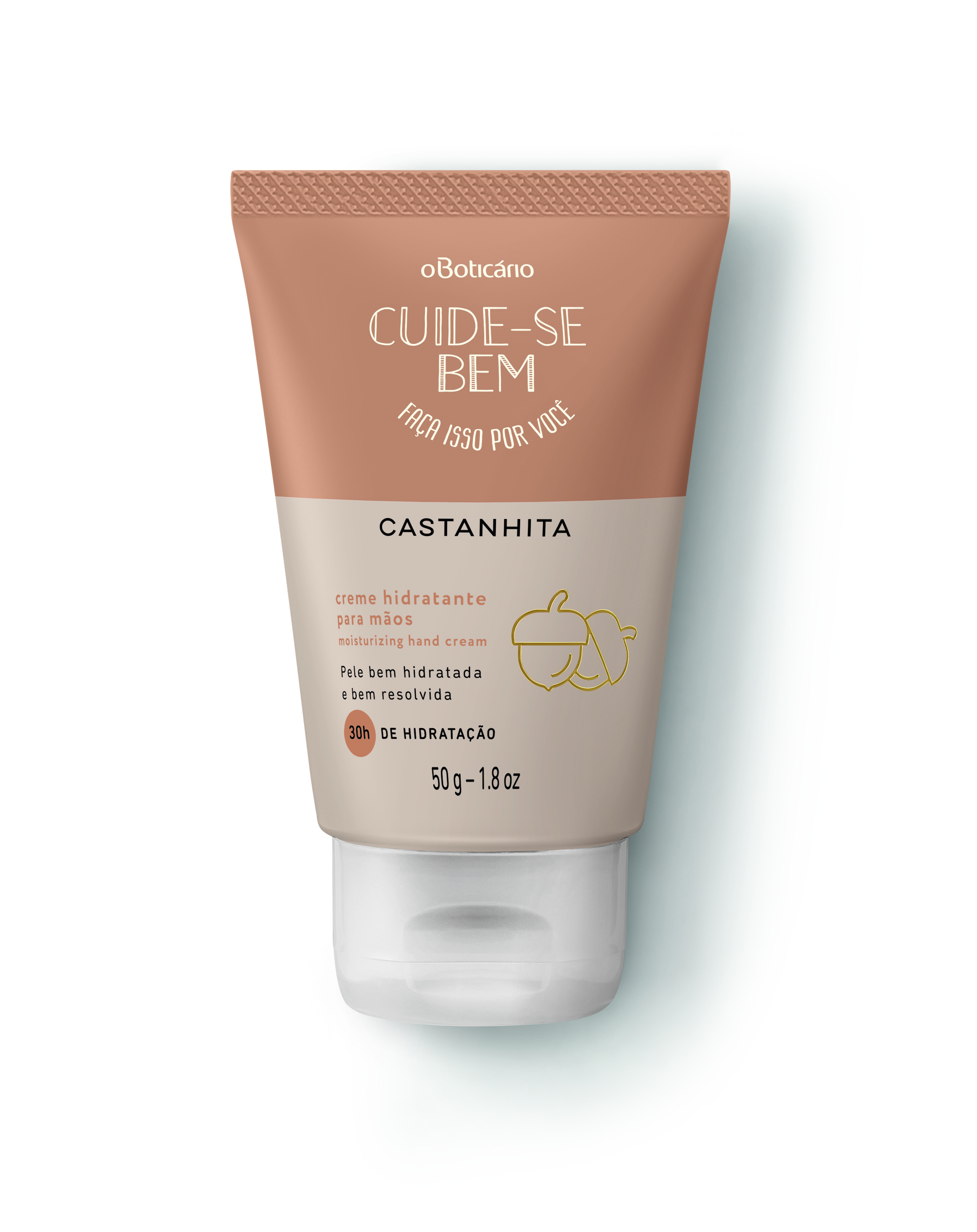 Cuide-se Bem Creme Hidratante para M&atilde;os Castanhita