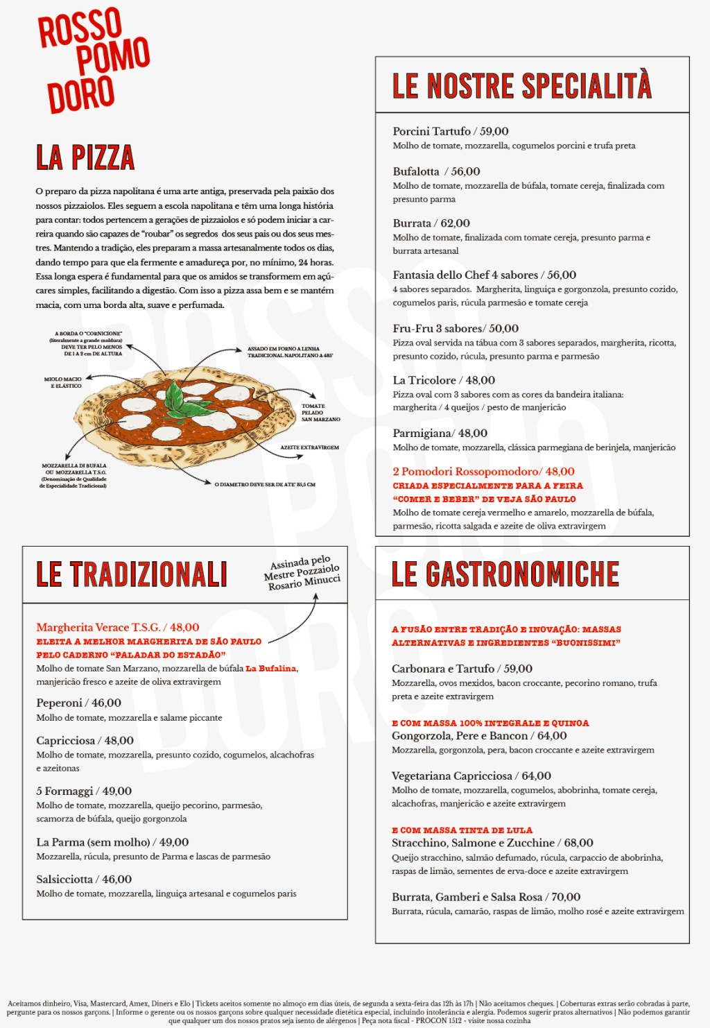 Capa Menu Rossopomodoro