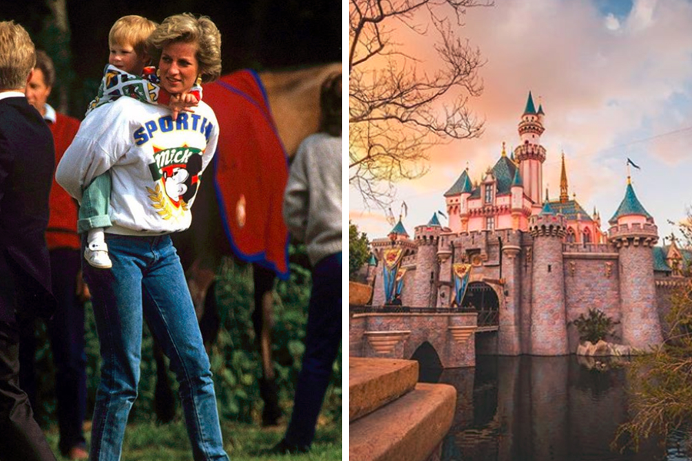Um “detalhe” na visita de Diana ao Disneyland Resort está chamando atenção