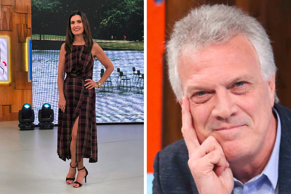 Fátima Bernardes surpreende em clique com Pedro Bial na Copa de 1994