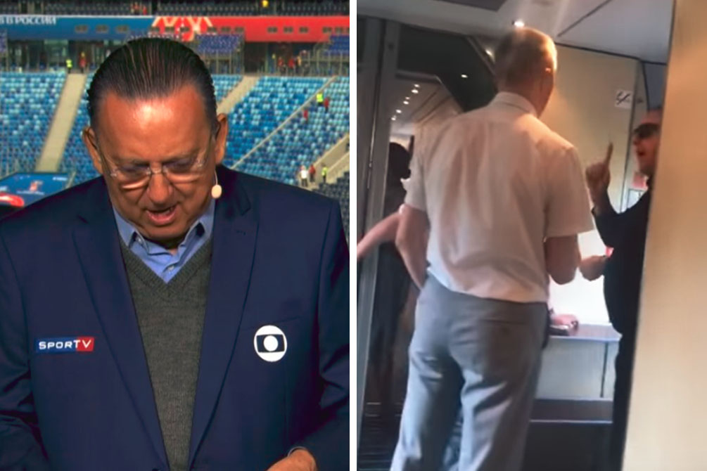 Galvão Bueno quebra silêncio após repercussão de vídeo em trem na Rússia