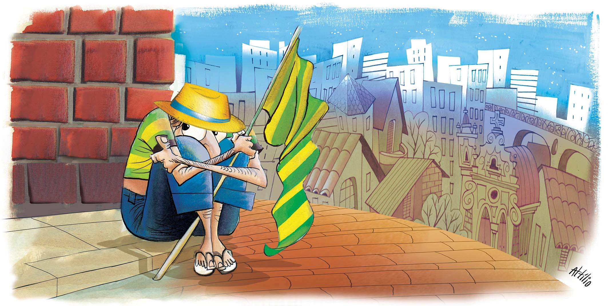Canarinhos ao léu