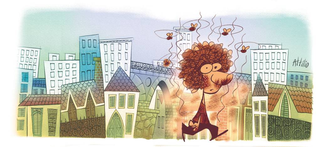 O número 1 está no ar