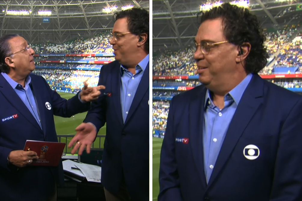 Fãs apontam “indireta” de Casagrande na transmissão de Brasil x México