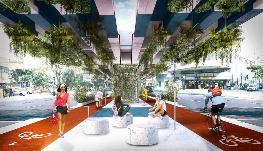 #SPSonha: como poderia ser o Minhocão com um jardim suspenso