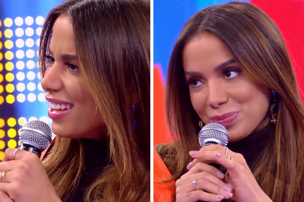 Anitta divide opiniões com look diferentão no Caldeirão do Huck