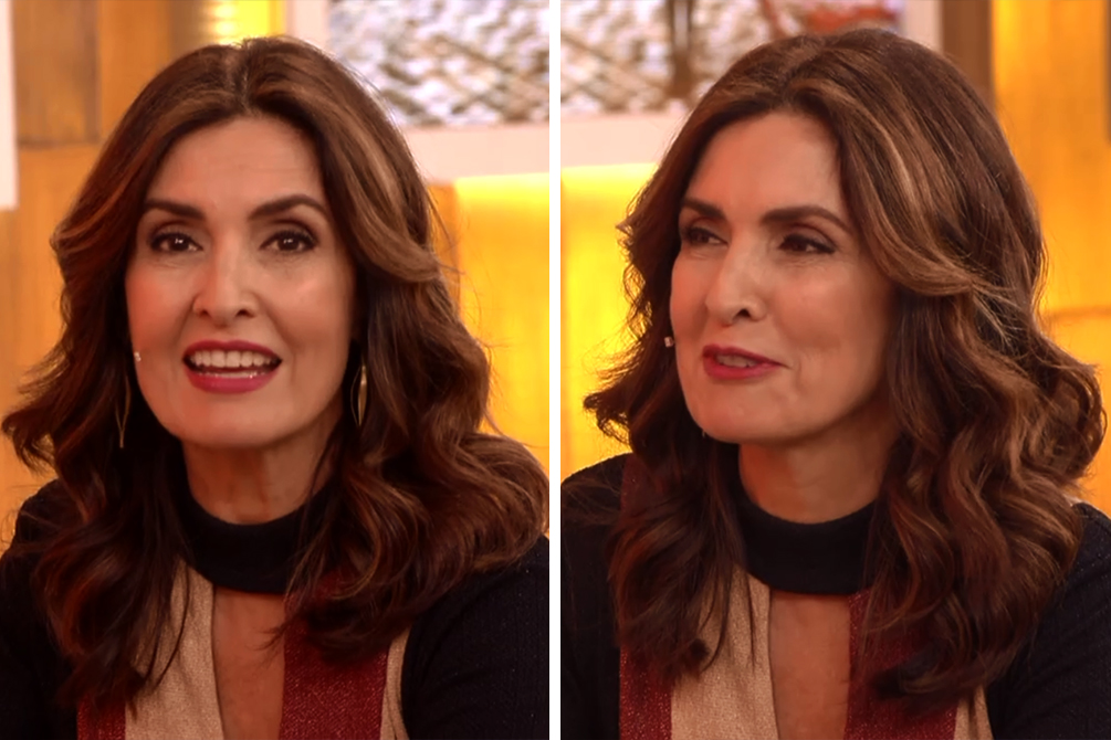 Roupa de Fátima Bernardes divide opiniões no Encontro