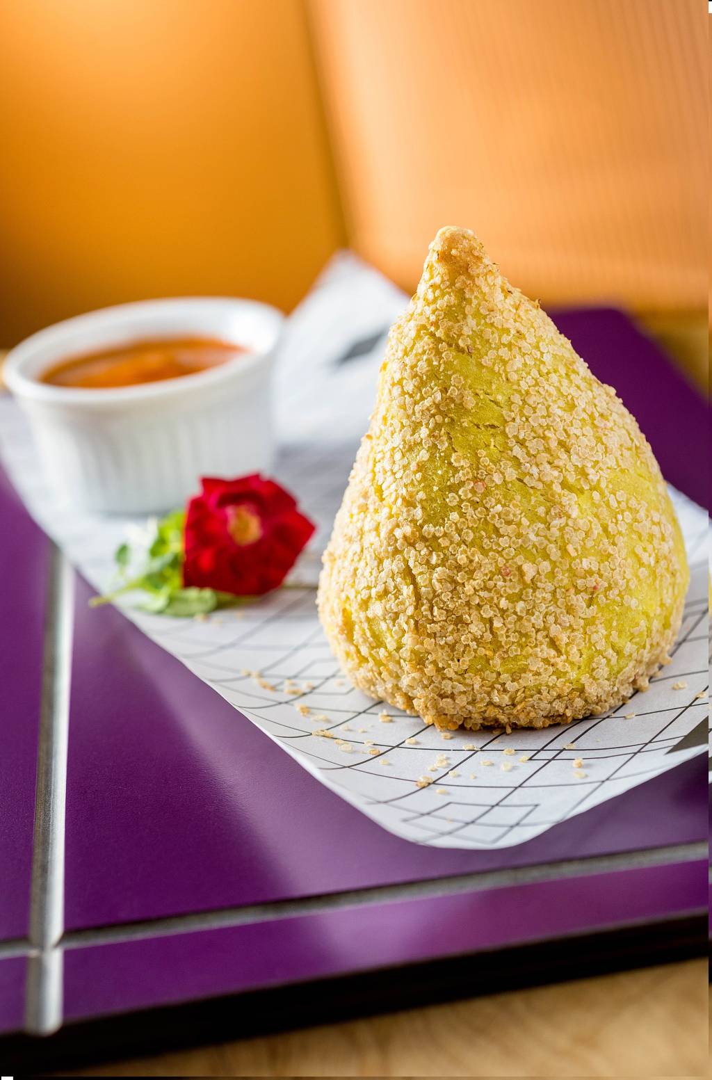 Café serve coxinha fit e outros quitutes saudáveis