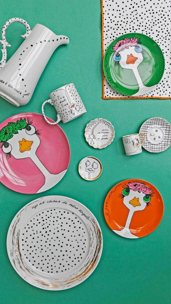 Chef Renata Vanzetto lança coleção de louças com a Così Home