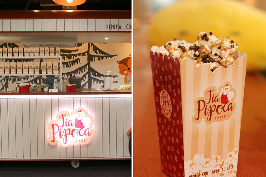 Tia Pipoca serve pipoca de vatapá e outros sabores inusitados