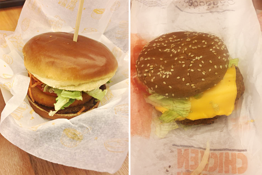 Testamos os sanduíches vegetarianos do McDonald’s e do Burger King