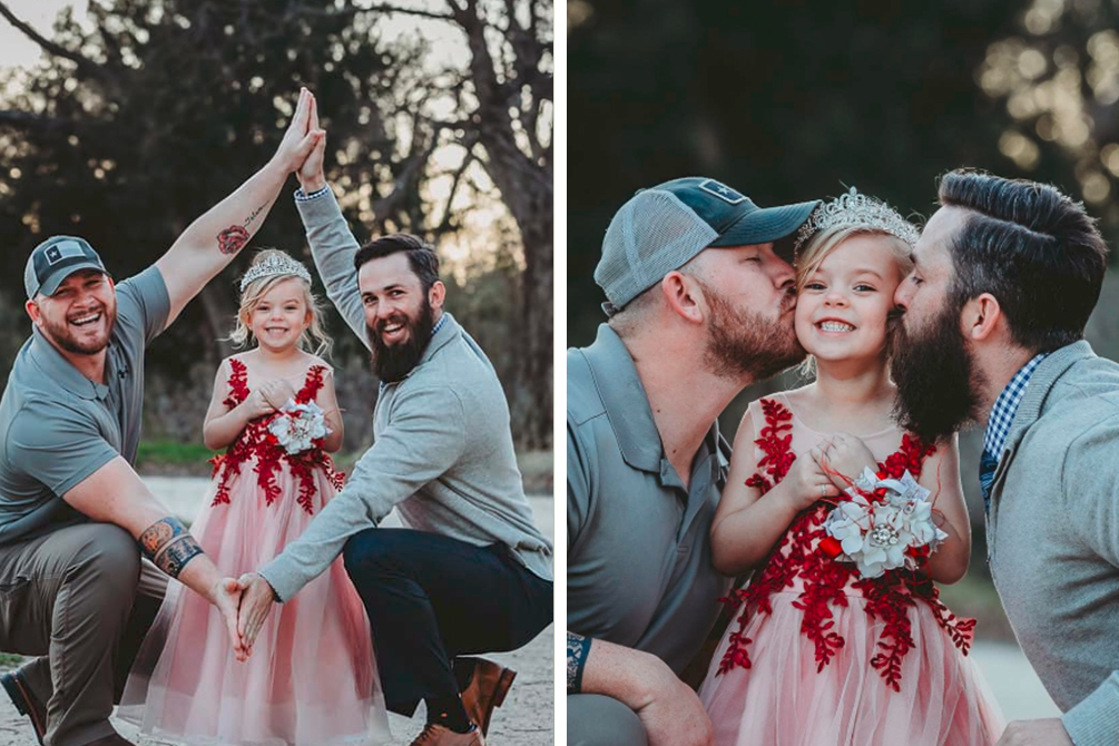 A história desta família está comovendo internautas no Facebook