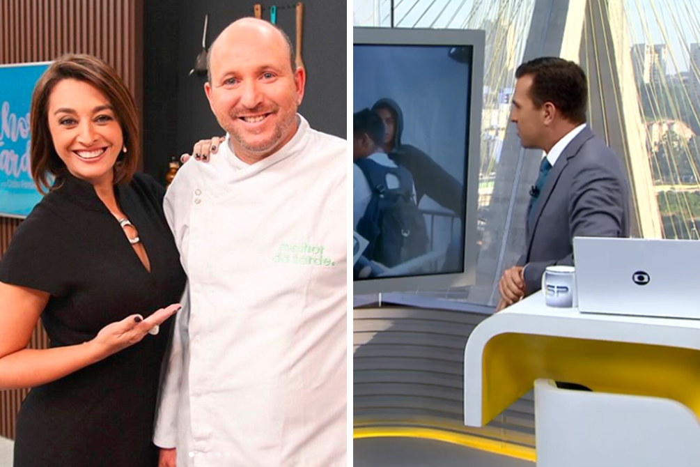 Bocardi e Cátia Fonseca trocam mensagens após contratação do chef Bruno