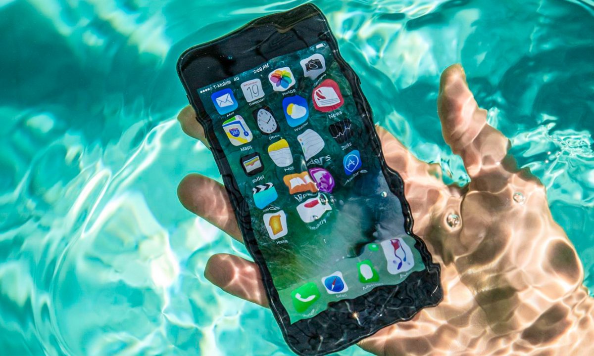 iphone água