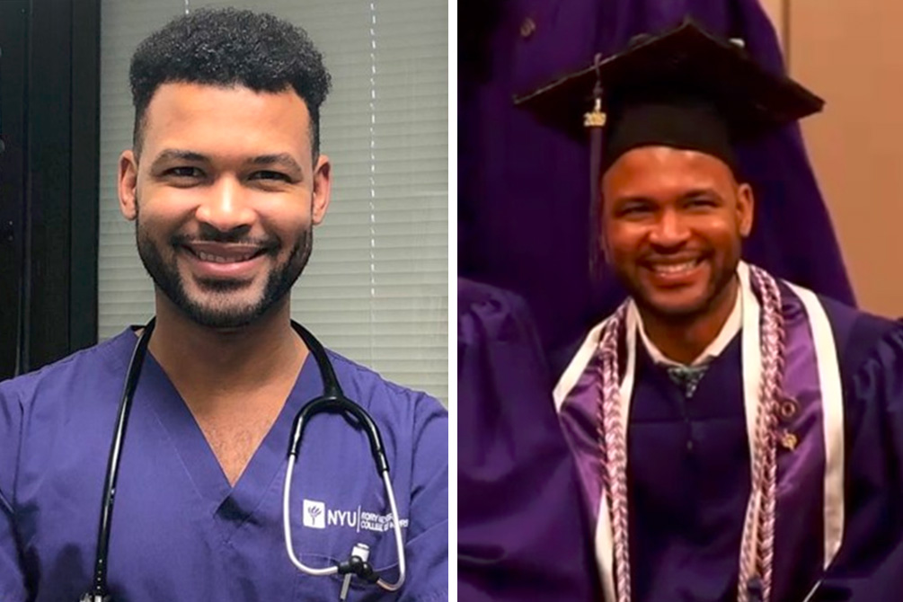 Rapaz se forma na mesma universidade onde trabalhou como faxineiro