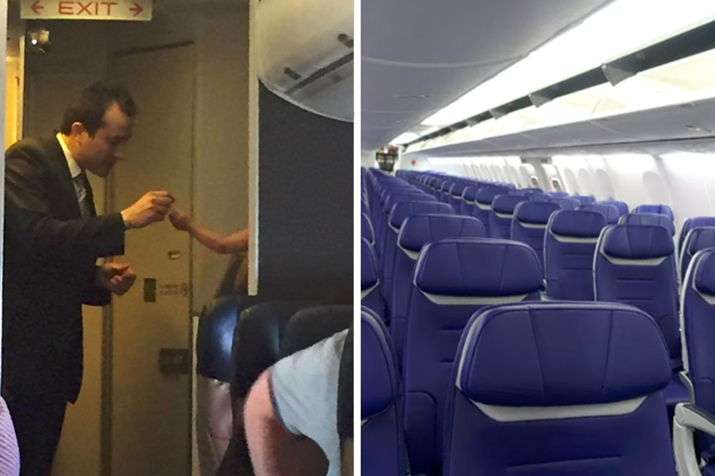 Comissário faz sucesso no Facebook com truque para distrair bebês no avião