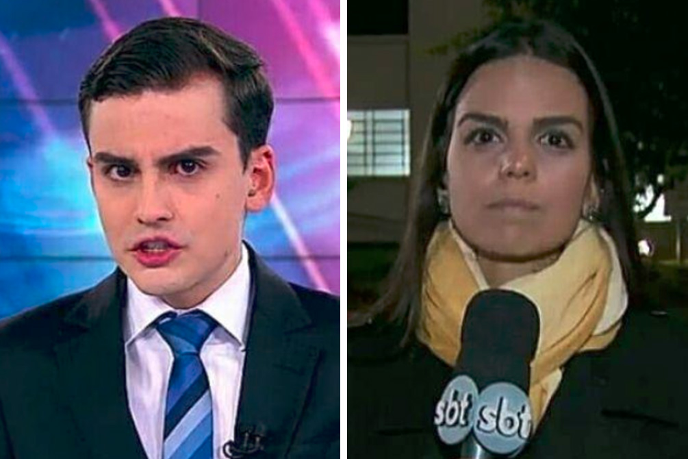 Dudu Camargo dá bronca em repórter em transmissão sobre Rafael Miguel