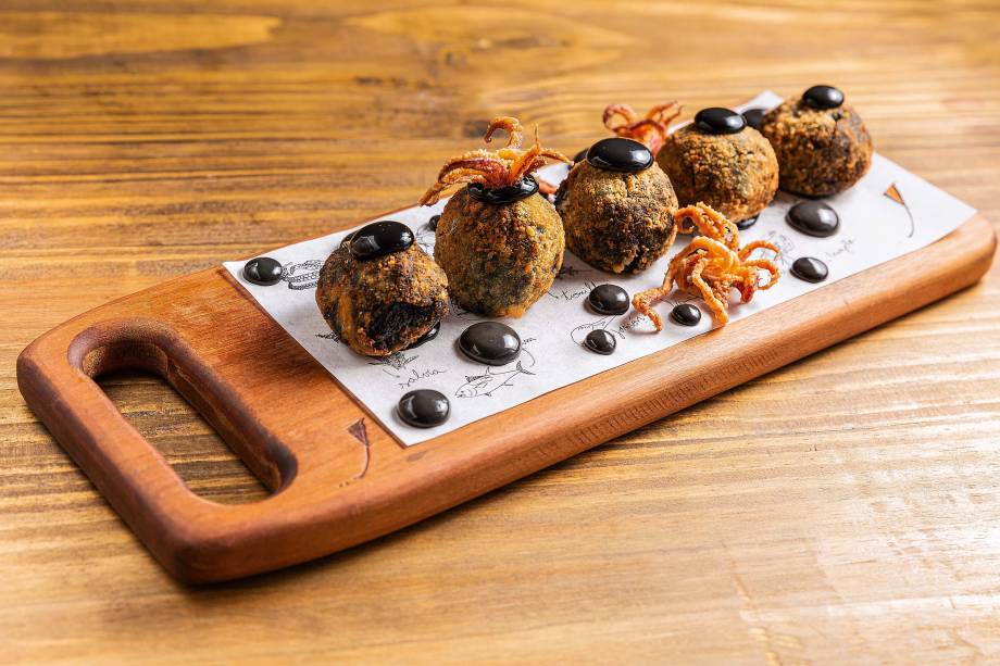 Bolinhos de lula: inspiração ibérica Bolinhos de lula: inspiração ibérica