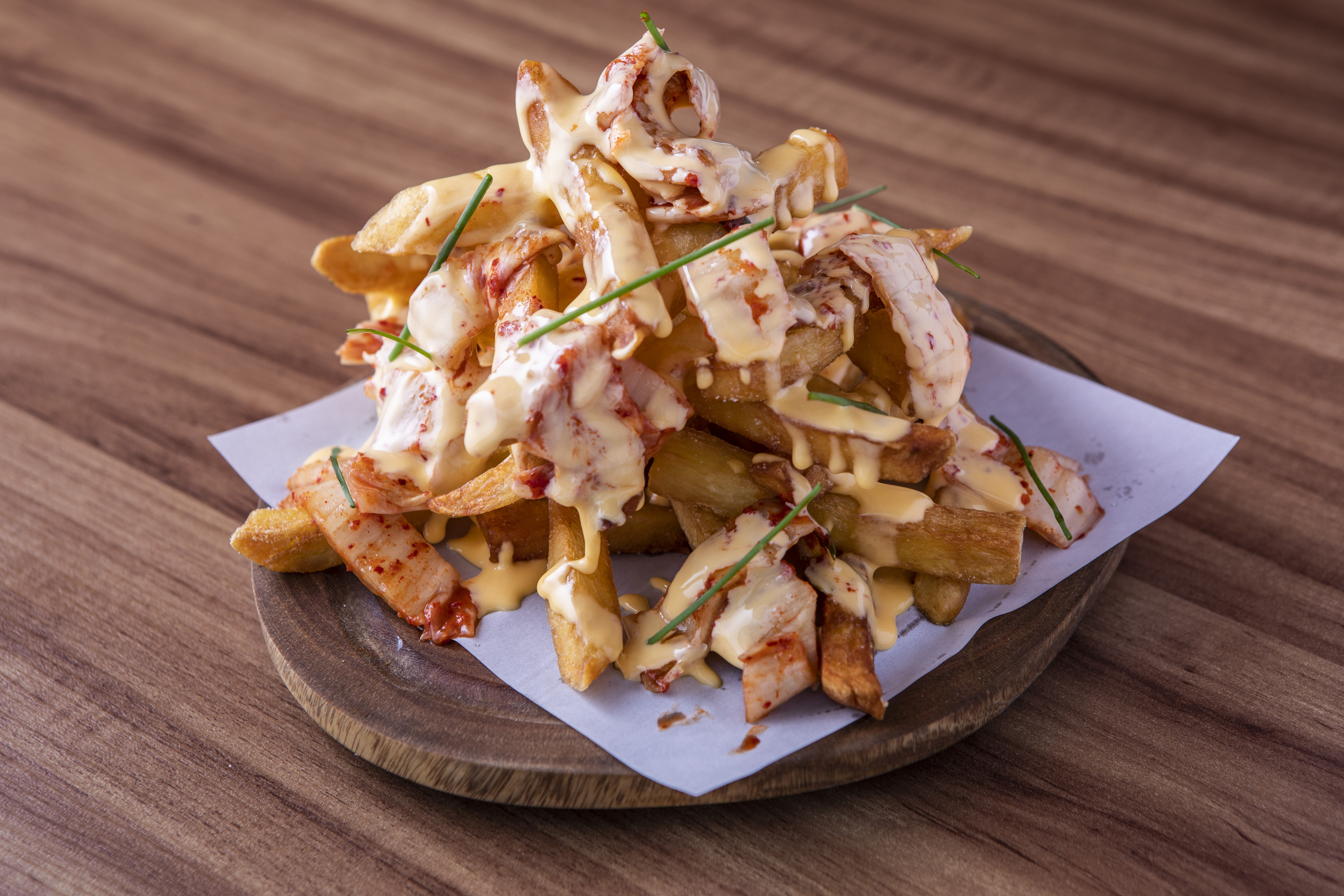 Kimcheese fries _ Fat Cow _ comidinhas/gastronomia