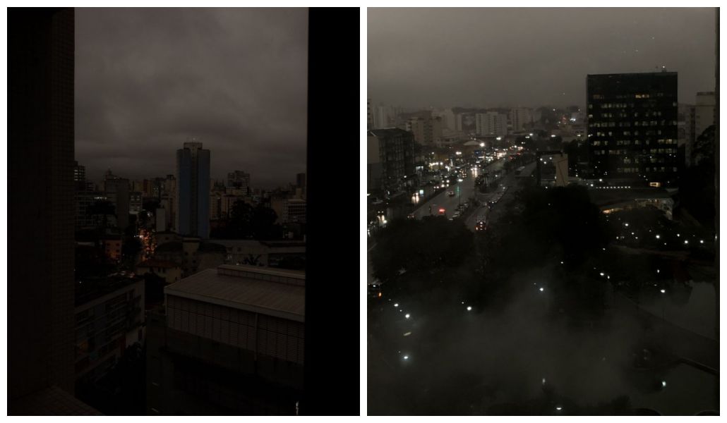 céu escuro