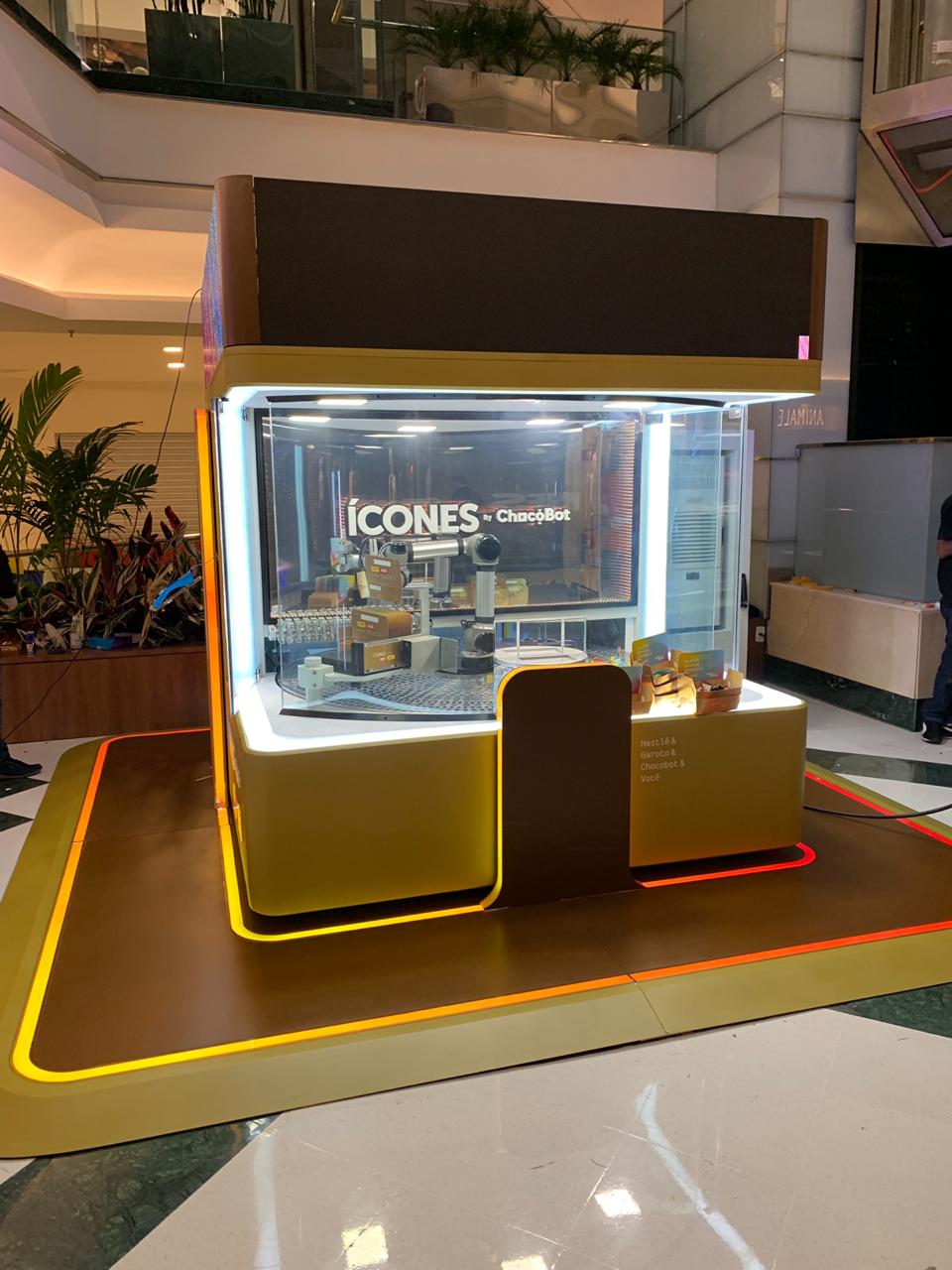 Quiosque da Nestlé permite personalizar caixas de bombons