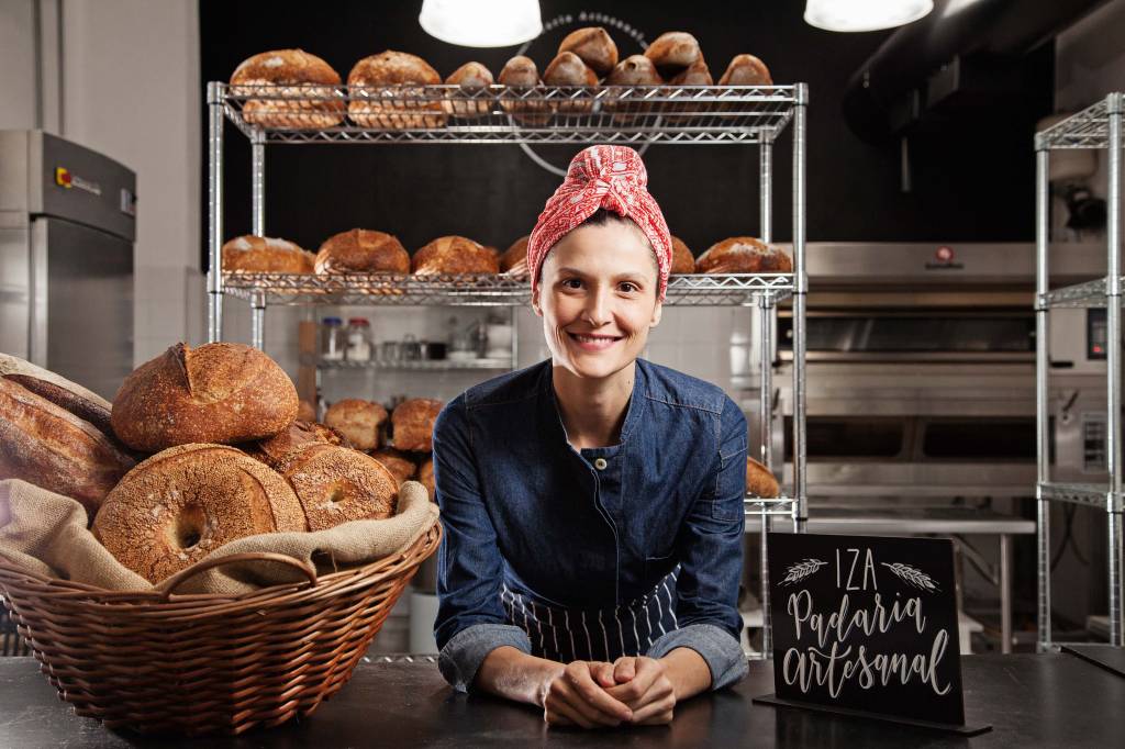 Izabela Tavares deixou as passarelas para fazer pães por encomenda