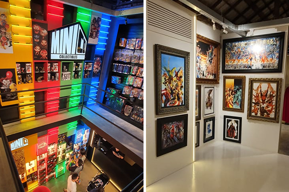 Loja geek na Consolação conta com artes originais de ‘X-Men’