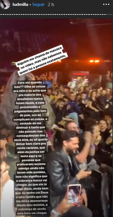 ludmilla racismo multishow ludmilla racismo multishow