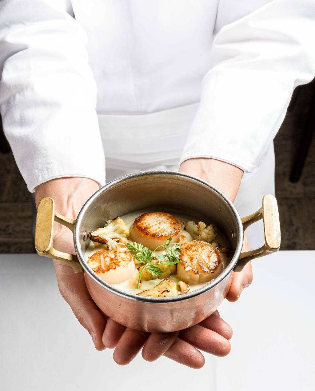 Receita: vieira em creme de couve-flor noisette do Bistrot Parigi 