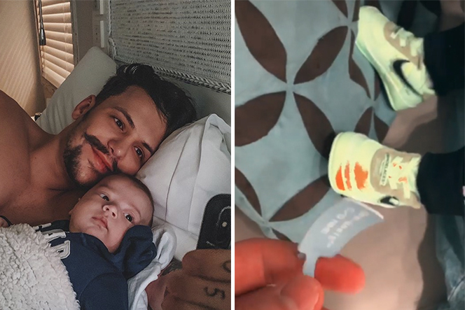 Saulo Poncio é criticado por tênis de alto valor dado ao filho de 3 meses