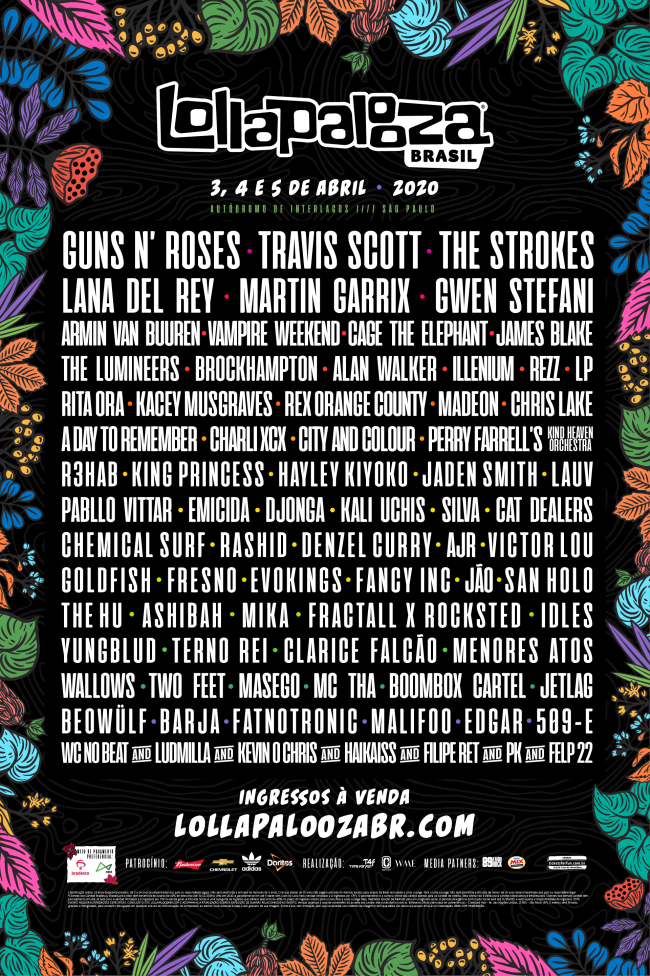line up 2020 lollapalooza line up 2020 lollapalooza