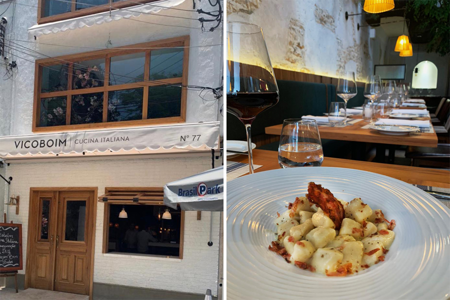 O novo restaurante italiano da Praça Vilaboim