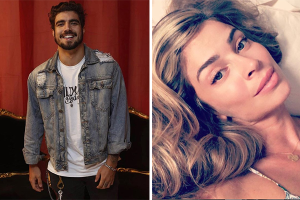 Em festa, Caio Castro apresenta Grazi Massafera como namorada