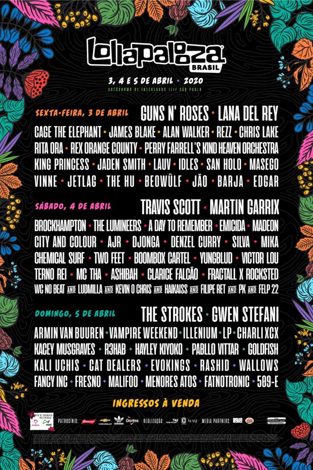 lollapalooza divisão por dia lollapalooza divisão por dia