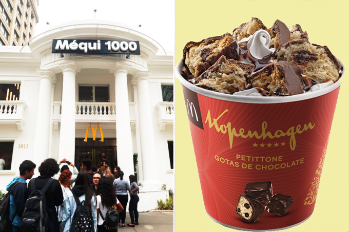 McDonald’s lança McFlurry com chocotone da Kopenhagen no Méqui 1000