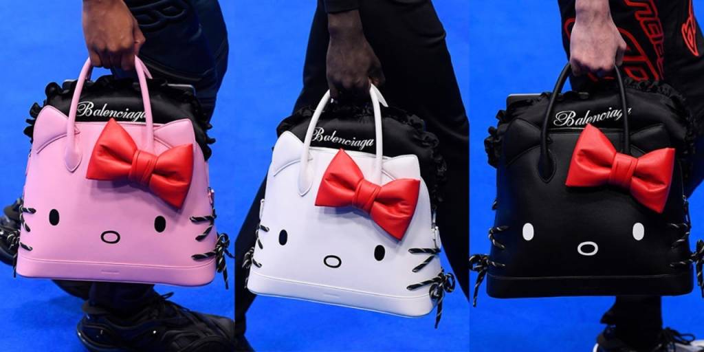 Grife francesa Balenciaga lança linha Hello Kitty