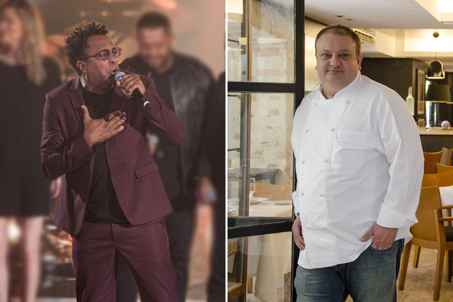 Campeão do The Voice BR canta no restaurante do MasterChef Erick Jacquin