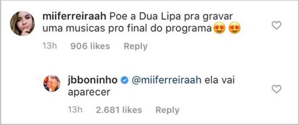 boninho-dua-lipa-bbb20-03 boninho-dua-lipa-bbb20-03