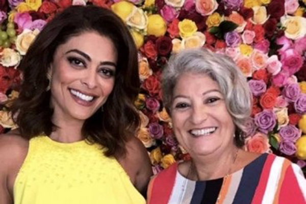 Mãe de Juliana Paes é diagnosticada com Covid-19