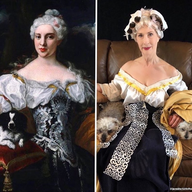 Internautas recriam obras de arte na quarentena e esbajam criatividade